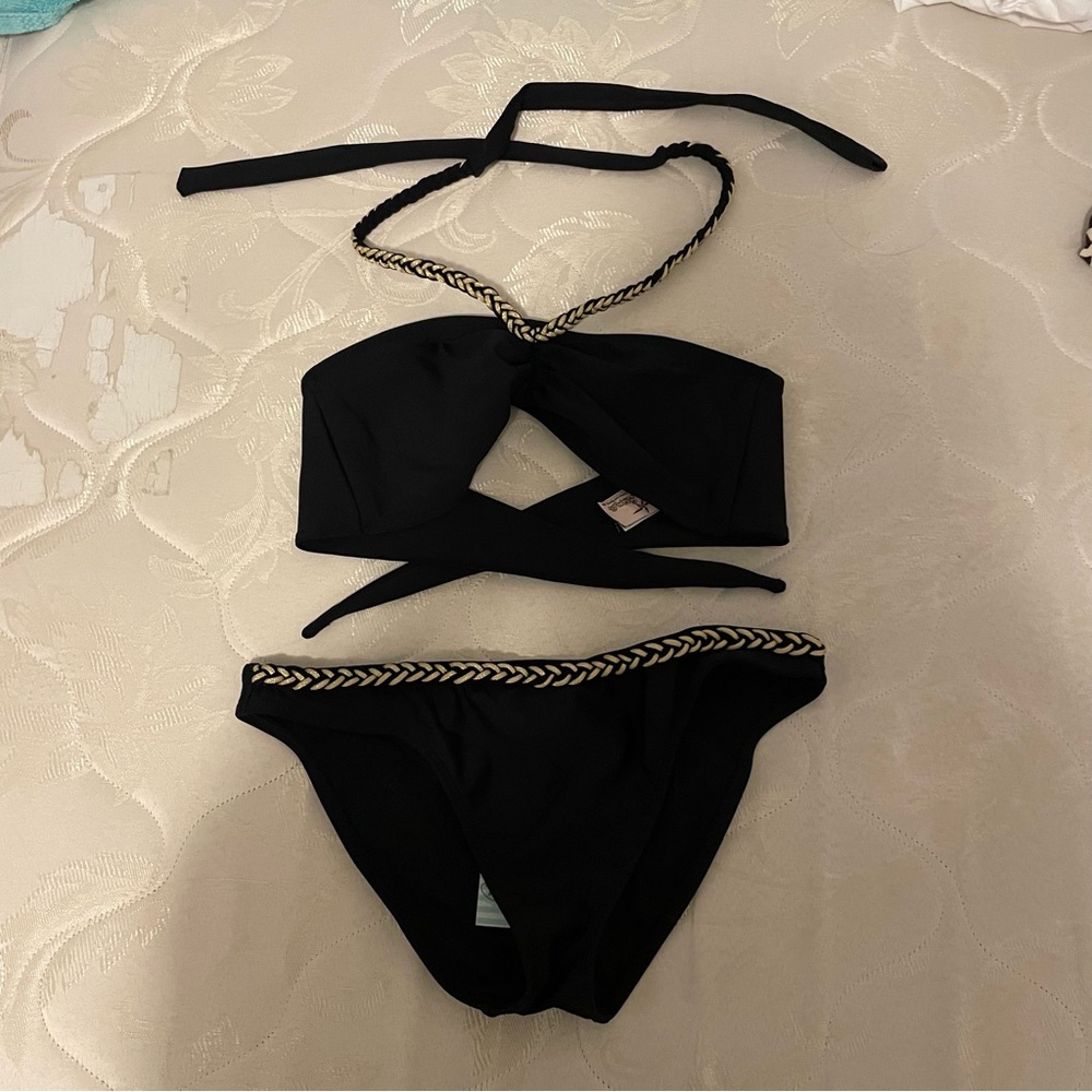 Luli Fama Two-Piece Swimsuit Set